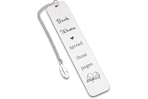 FOOZDEEVAAQ Christmas Stocking Stuffers for Women Teens Girl Funny Bookmarks for Women Book Lover Graduation Daughter Birthday Gifts from Mom Gag Presents Bookworm Friends BFF Sisters Coworker Appreciation Gifts