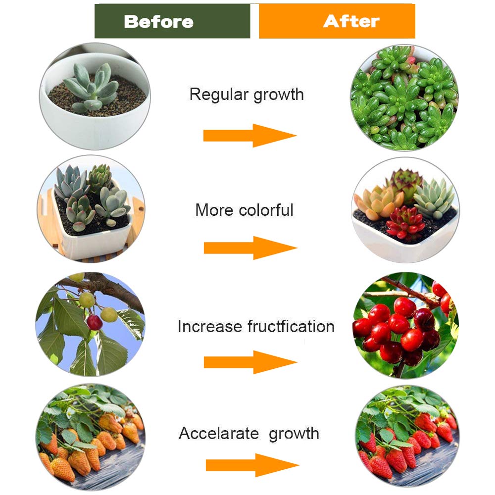 LED Plant Grow Light, Upgraded Timing Function (3H/6H/12H) 12W Clip On Plant Lamp with 360°Flexible Gooseneck, 24 LED 3 Lighting Modes 5 Level Dimmable Desk Table Growing Lamps for Indoor Plants Greenhouse Gardening