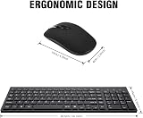 Cimetech Wireless Keyboard and Mouse 2.4G UK Layout Numeric Keypad USB view 2