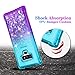 Ruky for Galaxy Note 9 Case, Gradient Quicksand Series Glitter Flowing Liquid Floating TPU Bumper Cushion Reinforced Corners Girls Women Cute Case for Galaxy Note 9 (2018 Release) (Aqua Purple)
