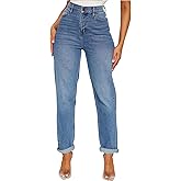 SheKiss 2026 Womens High Waist Denim Jeans Shaping Legs Distressed Boot Cut Ripped Trendy Cropped Cargo Skinny Stretch Pants