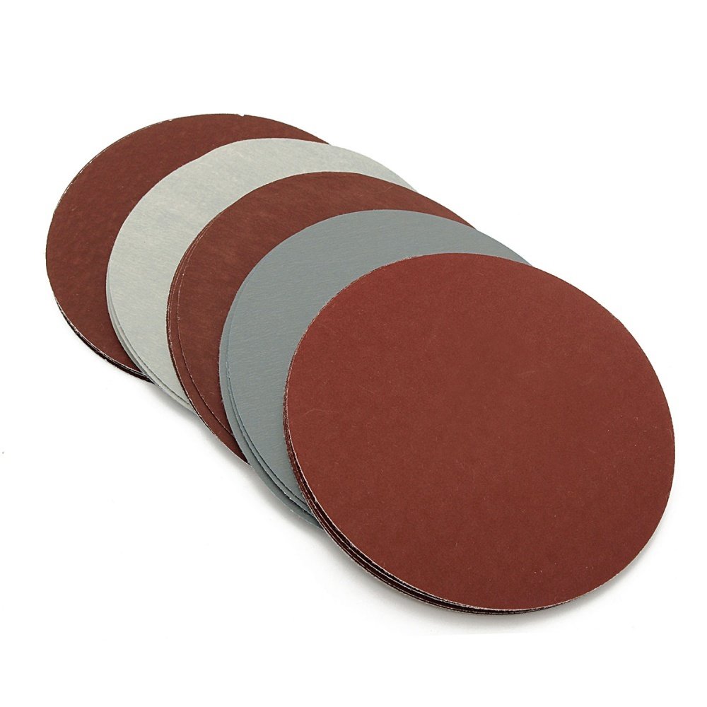 30pcs/Lot 125mm 5 Inches Grit 800 1000 1200 1500 2000 3000 Sanding Discs Hook Loop Sandpaper Round Sandpaper Disk Sand Sheet CAIMEI SANDER