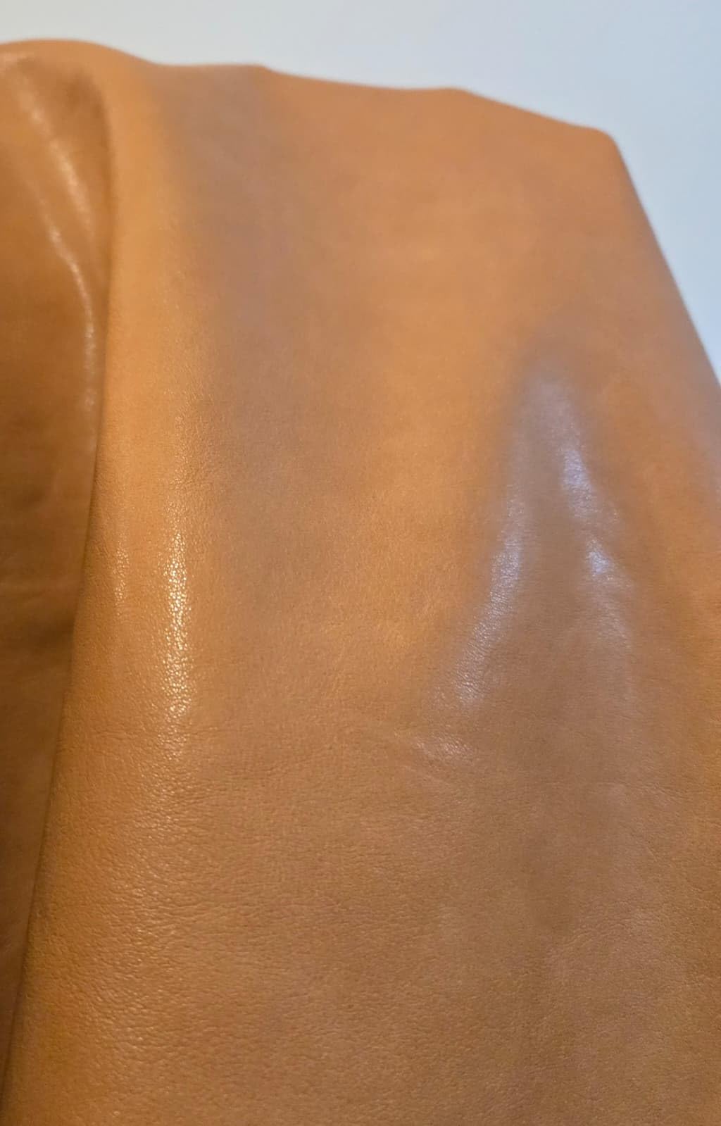 NAT Leathers™ | Wheat Camel Vegetable Tanned Tan Soft Faux Vegan Leather PU (Peta Approved Vegan) | 1 Yard (36 x 54 inch) Cut by Yard | Synthetic Pleather Nappa 0.9 mm Smooth Upholstery | 36"x54"