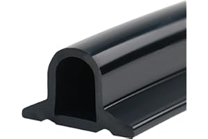 Duzzy 67 Inch Collapsible Shower Threshold Water Dam, Silicone Shower Water Stopper Barrier, Ideal for Wheelchair Accessible, Suitable for Accessibility ADA Handicap Showers Bathroom(5.6 Ft, Black)