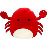Squishmallows 8"" Carlos The Crab, Medium, Red