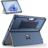 MoKo Case for Microsoft Surface Pro 11, Surface Pro 10, Surface Pro 9 13 Inch, All-in-One Rugged Cover with Kickstand Protective Case, Compatible with Type Cover Keyboard,Blue