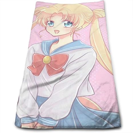 Amazon 美少女戦士セーラームーン フェイスタオル ふんわり 吸水 耐久性 人気 家庭用 約70cmx30cm フェイスタオル ホーム キッチン オンライン通販