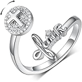 SVODEA Faith Rings for Women 925 Sterling Silver Faith Cross Spinner Rings Christian Inspirational Jewelry Gifts for Women