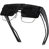 HAOLOTA Fit Over Glasses Sunglasses for Men, Wrap Around Sunglasses for Driving Cycling Outdoors UV Protection