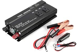 4000W Car Power Inverter, DC 12V To 110V AC Automatic Protection Function Power Inverter with External Fuse, Full Bridge Soft