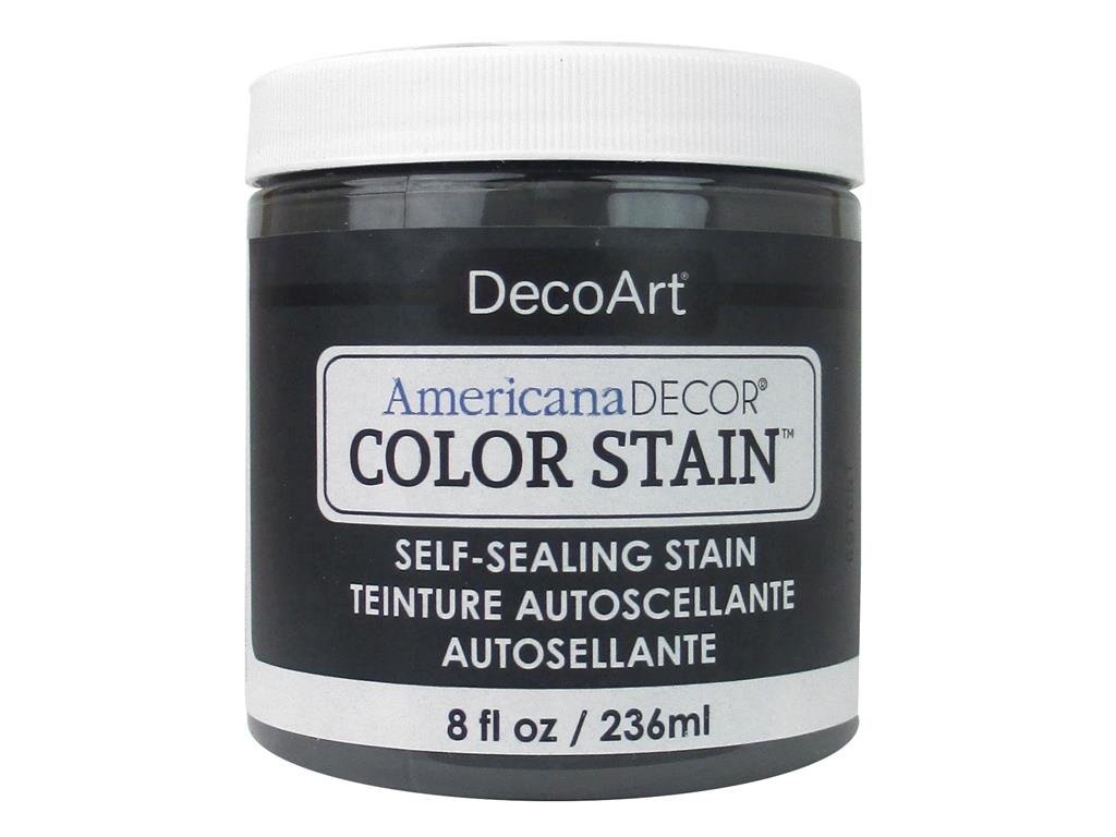 DecoArt Americana Decor Color Stains 8oz-Charcoal, 7.23 x 6.98 x 7.62 cm