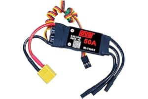DYSRC DYS 50A 2-6S Brushless ESC with 5V/4A SBEC with XT60 & 3.5mm Plug for RC Fixed-Wing Aircraft Helicopter