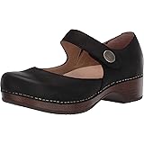 Amazon.com | Dansko Women's Abby Mary-Jane Loafer, Black, 40 EU/9.5-10 M US | Mules & Clogs