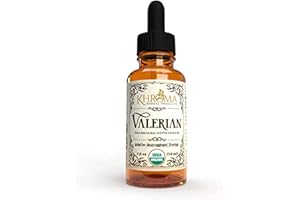 Khroma Herbal Products Organic Valerian Root - 2 oz Liquid in a Glass Bottle - 30 Maximum Strength Servings