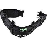 UNGER Commercial ErgoTec Belt Adjustable Length 32 to 50 Inches BSTBT | Four tool clips; Heavy-duty; Padded belt; Designed to carry window cleaning tools with ease; Quick-release buckle