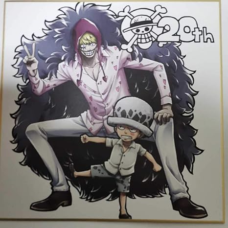 Amazon Co Jp 一番くじ ワンピース th Anniversary K賞 thアニバーサリー 色紙 コラソン ロー ホビー 通販