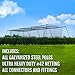 FORTRESS Trapezoid Baseball Batting Cage [Complete Package] - Softball Hitting Cage Net (70ft Cage)