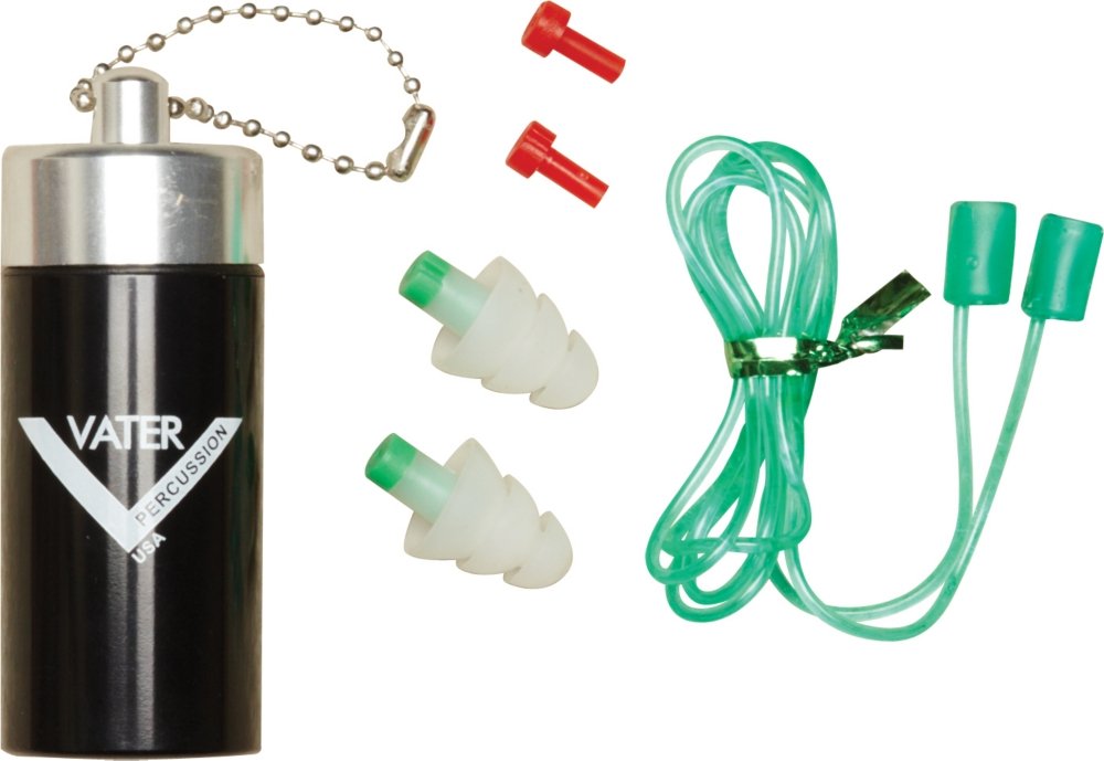 Vater Drumsticks VSAS - Musician's Ear Plugs including case (2 filter reduction options)