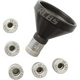 RCBS MatchMaster Aluminum Powder Funnel Kit | Anti-Stick Aluminum - Clog-Free Powder Transfer - Smokeless Powder Compatible - Storage Case Included