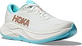 Hoka Women's Rincon 4 Sneaker, Frost/Rose Gold, 8