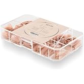Apres Neutrals Gel-X Lila Box Of Nail Tips, 11 Sizes 00-9, Soft Gel Nail Tip Box, Nail Extensions (150pcs) (Natural Coffin Medium, 150pcs)