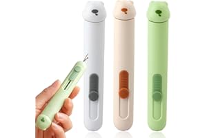 3 Pcs Needle Threaders, 2 in 1 Needle Threader Seam Ripper Tool for Hand Sewing