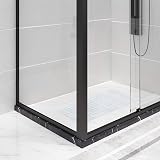 WELTRXE Bath Mats Non Slip Extra Long 100x40 cm PVC Clear with 200 Suction Cups view 8