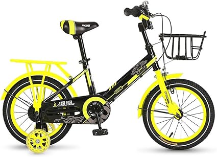 blue and yellow mountain bike