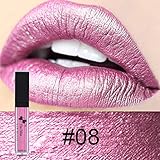 Froomer Metallic Matte Lipstick Metal Long Lasting Waterproof Lip Gloss (#8)
