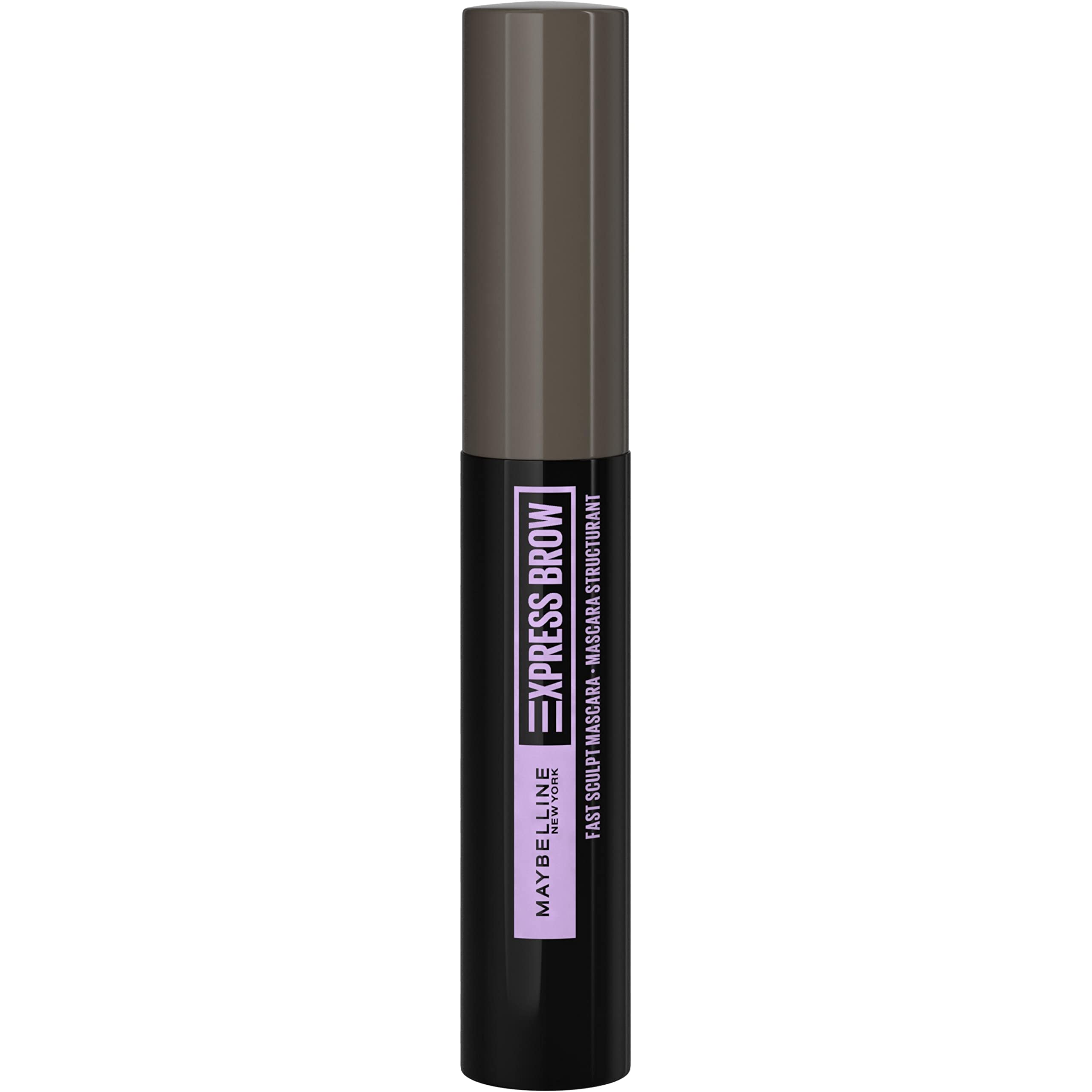 Maybelline Express Brow Fast Sculpt Eyebrow Gel, Shapes and Colours Eyebrows, All Day Hold Mascara, 04 Medium Brown, 2.8 ml