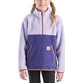 Carhartt Kid's CA7133 Long-Sleeve Fleece Quarter-Zip Sweatshirt - Girls