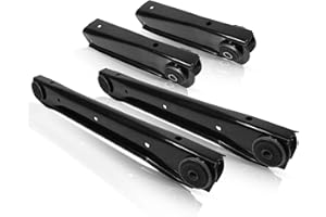 AngyMeck - Upper & Lower Rear Trailing Arms With Bushings Suspension Kit For 1978-1988 Chevrolet Monte Carlo Malibu Oldsmobile Cutlass Pontiac Grand Prix