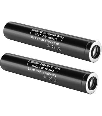 Batteria Ricaricabile Vhbw Per Torcia Pelican Streamlight - 1800mAh NiMH 3,6V