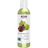 NOW Foods Solutions, Grapeseed Oil, Skin Care for Sensitive Skin, Light Silky Moisturizer for All Skin Types, 4-Ounce
