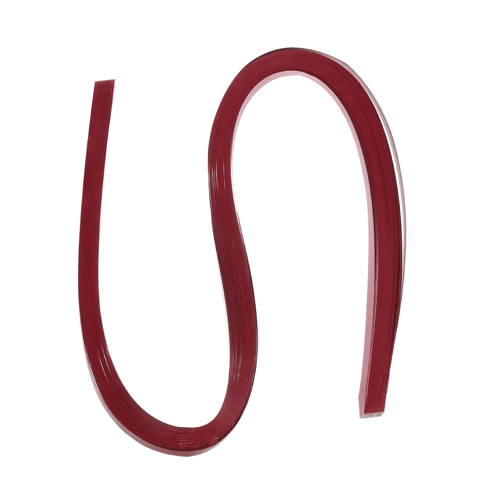PATIKIL 60pcs Metallic Quilling Strips Paper 1cm x 54cm Origami Paper Quilling Kits for Adults Beginner Art DIY Craft Christmas, Wine Red
