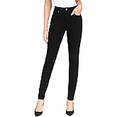 SEVEGO Tall Women's 32"/34"/36" Inseam Skinny Jeans Mid-Rise Stretchy Slim Fit Denim Pants Classic Long Trousers