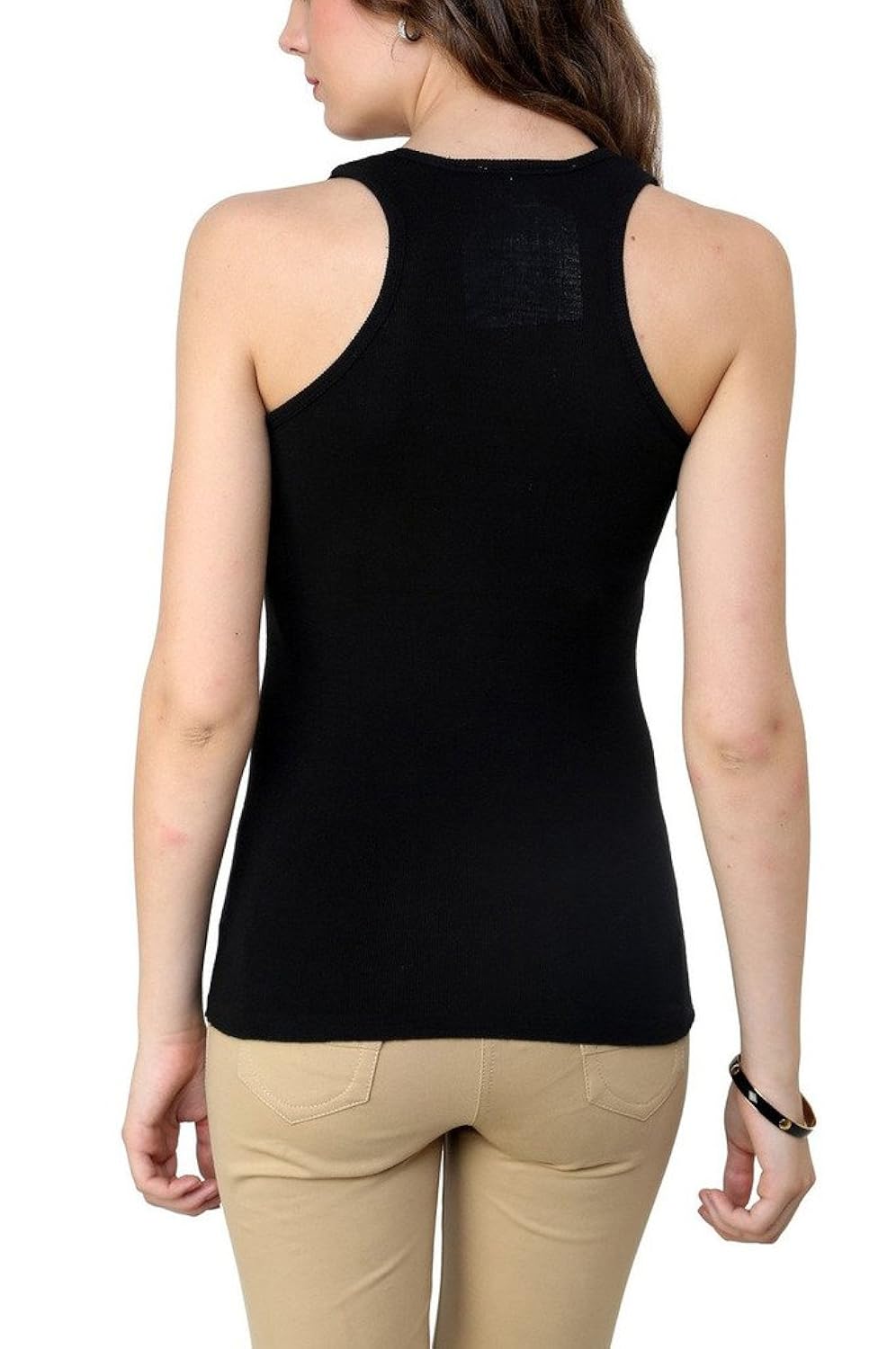 vansh fashion tank top for girls (pack of 5 royal blue,yellow,red,white, black)