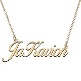 HUAN XUN Customized Custom Simple Any Name Necklace