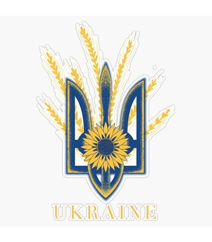 thumbnail image 2 of 24" Ukraine Trident Flag Vinyl Strip Decal – Blue & Yellow – For Car, Truck, Motorcycle, Window 2 of 6