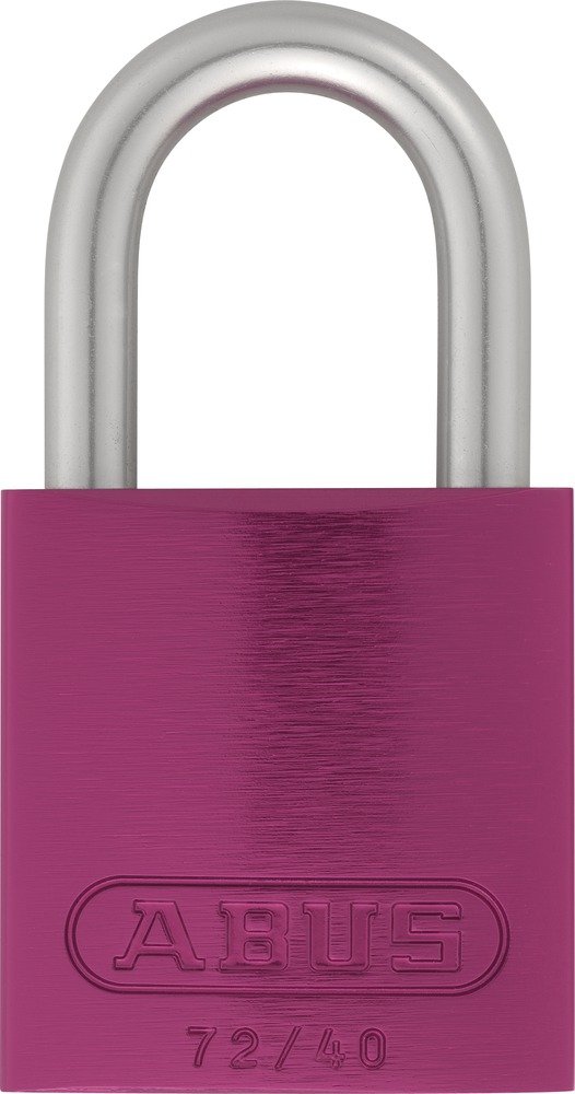 ABUS 100871 Hardened Steel Padlock Aluminium 72LL/40 Pink Love Bow 40 mm Pink