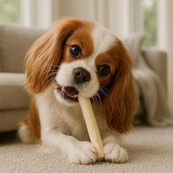 PET FACTORY 100% MADE IN USA BEEFHIDE CHIP ROLLS DOG RAWHIDE CHEWS, THICK, DOG CHEWS LONG LASTING FROM AMERICAN CATTLE, DOG CHEW BONES, 5 INCHES (PACK OF 22)