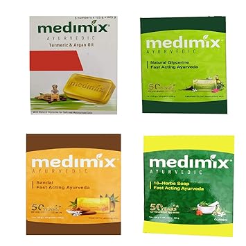 Buy Medimix 18 Herbs Soap 625 Gm Ayurvedic Natural Glycerine Soap 625 Gm Ayurvedic Turmeric And Argan Oil Soap 625 Gm Ayurvedic Sandal Soap 625 Gm Online At Low Prices In India Amazon In