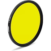 Tiffen 52mm 8 Yellow Filter #2 | Enhances Contrast in B&amp;W Photography, Landscape &amp; Arial Photography, Balanced Tonal Correction, Cloud and Sky separation