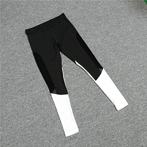 ❤️Clearance Sale! Yoga Pants, Neartime Women High Waist Sports Gym Running Fitness Mesh Leggings Slim Workout Clothes (XL, Black)