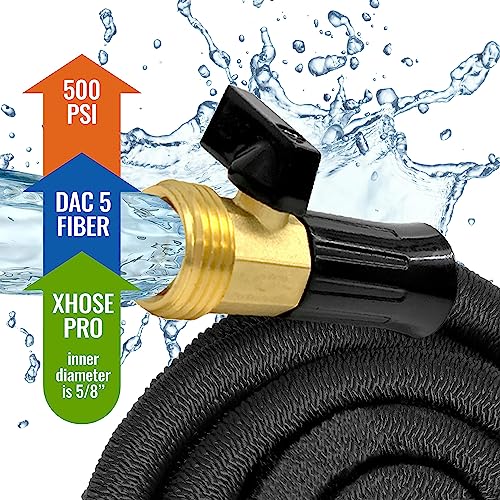 Xhose Pro Garden Hose, 50 Foot Expandable Garden Hoses, Tough