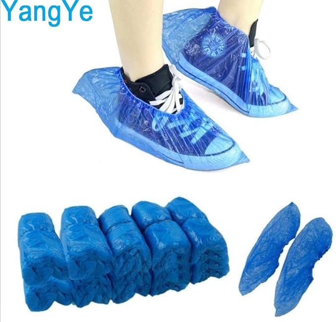 Copriscarpe Monouso In Polietilene HDPE. Conf. Da 100pz - Foto 7