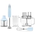 SMEG Hand Immersion Blender and Food Processor, Pastel Blue