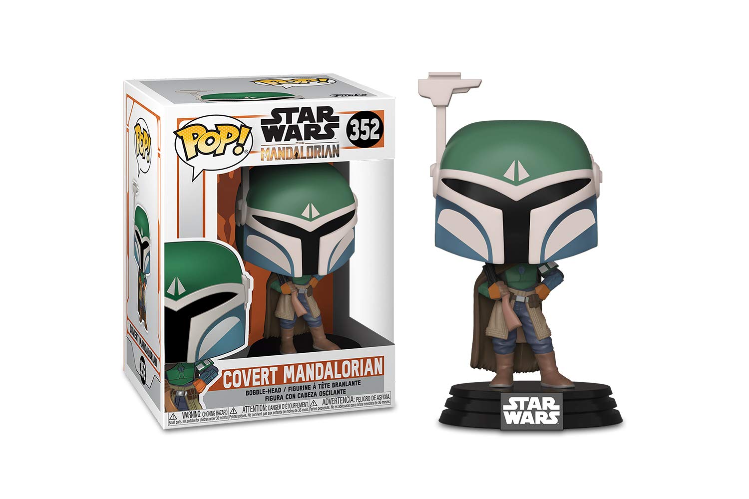 Funko POP! Star Wars: the Mandalorian - Finns - Covert Mandalorian - Collectable Vinyl Figure - Gift Idea - Official Merchandise - Toys for Kids & Adults - TV Fans - Model Figure for Collectors