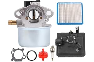 Annolai 799868 Carburetor for BS 675 625 Series Engine Parts 498170 799872 790821 14111 498254 Craftsman Murray 6.75 6.5 HP 190cc 22" Trimmer Push Mower 795259 Air Cleaner Primer Base