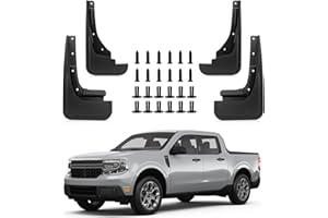 PSLER Fit for Maverick 2026 2022 2023 2024 2025 Mud Flaps Set of 4PCS Mud Guard Kit Splash Guards Mudguards Mudflaps with Har